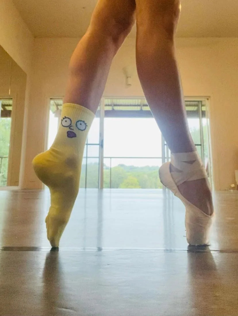 Smoods socks worn by a customer